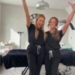 Black Scrubs Set - Medium
