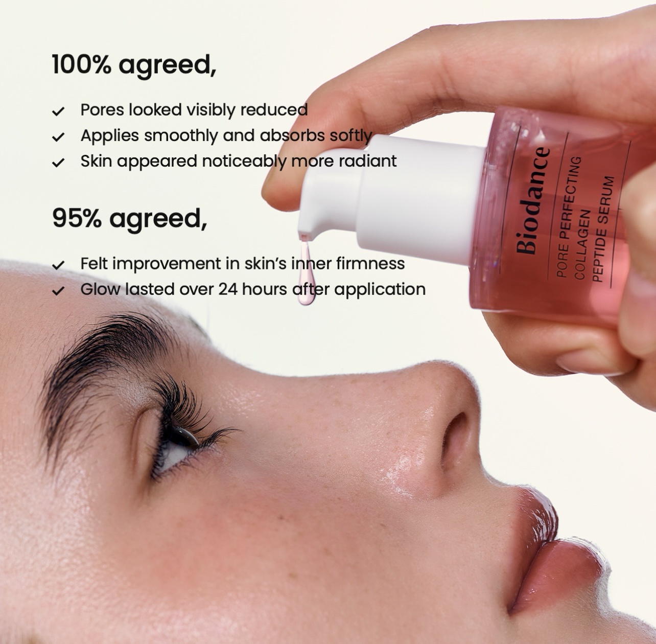 Biodance Pore Perfecting Collagen Peptide Serum 30MLx2 Duo Pack - Image 4